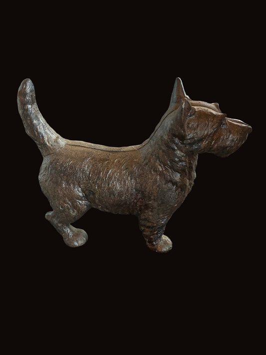 Vintage cast iron Scottie