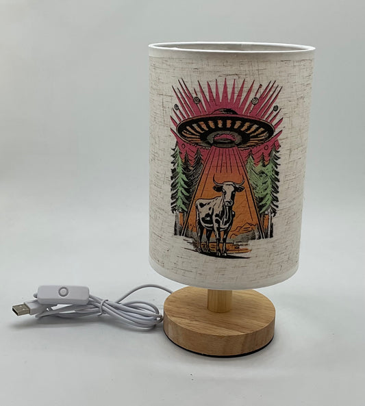 UFO Cow Night Stand Lamp No USB Plug