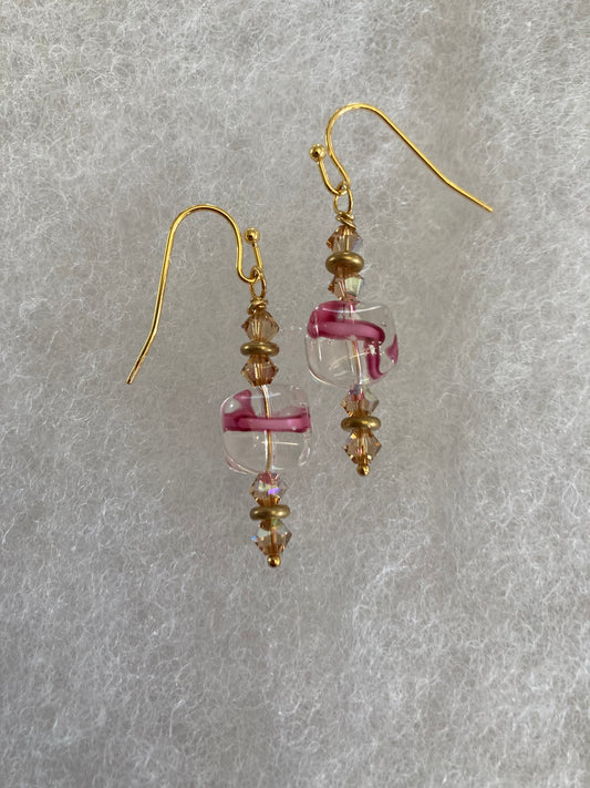 18K Gold Plated and Bead Earrings Bellajules Bellajules