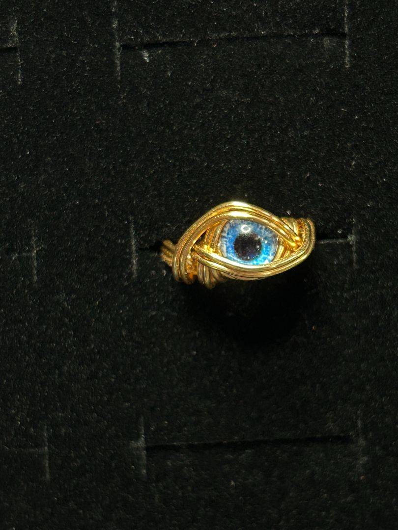 RG SM. DRAGON EYE BLUE gold - size 4.5