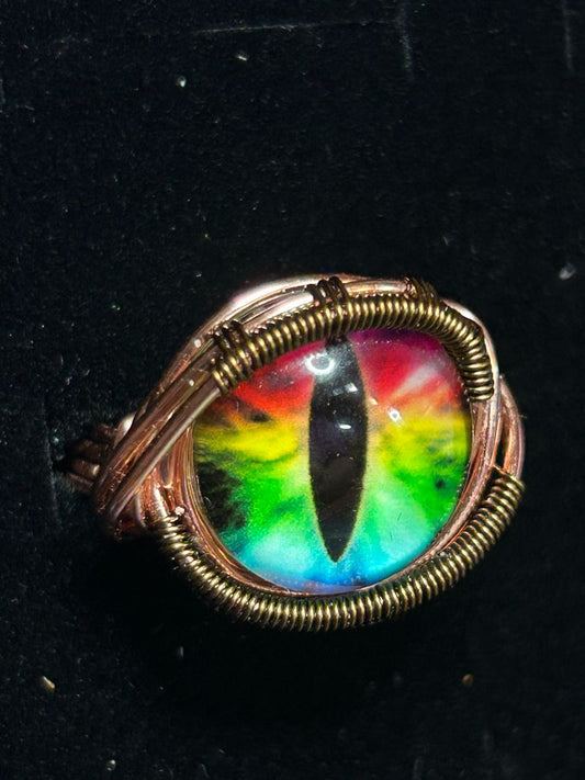 RG DRAGON EYE RAINBOW bronze/copper - size 7.5