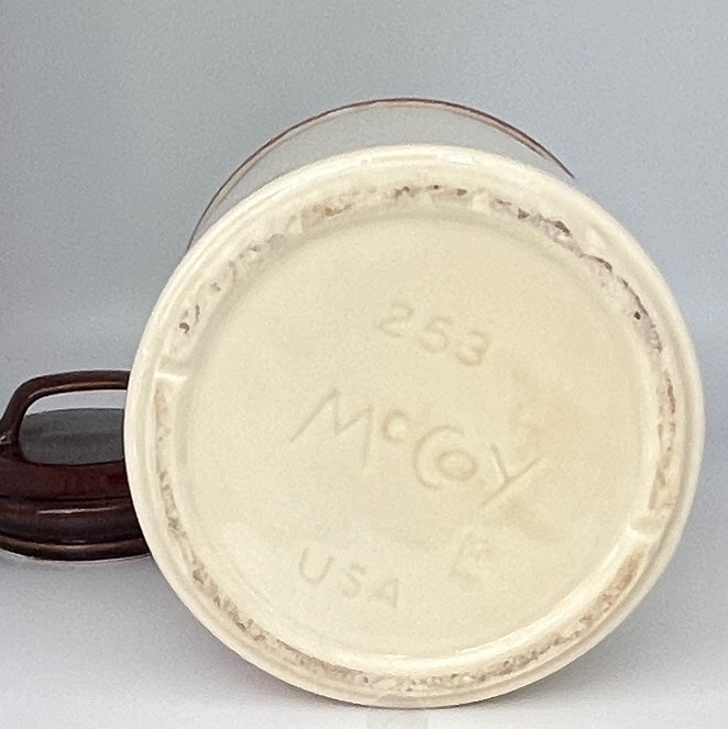 1975 McCoy #253 Fruit Festival Large Canister  10.5 inches