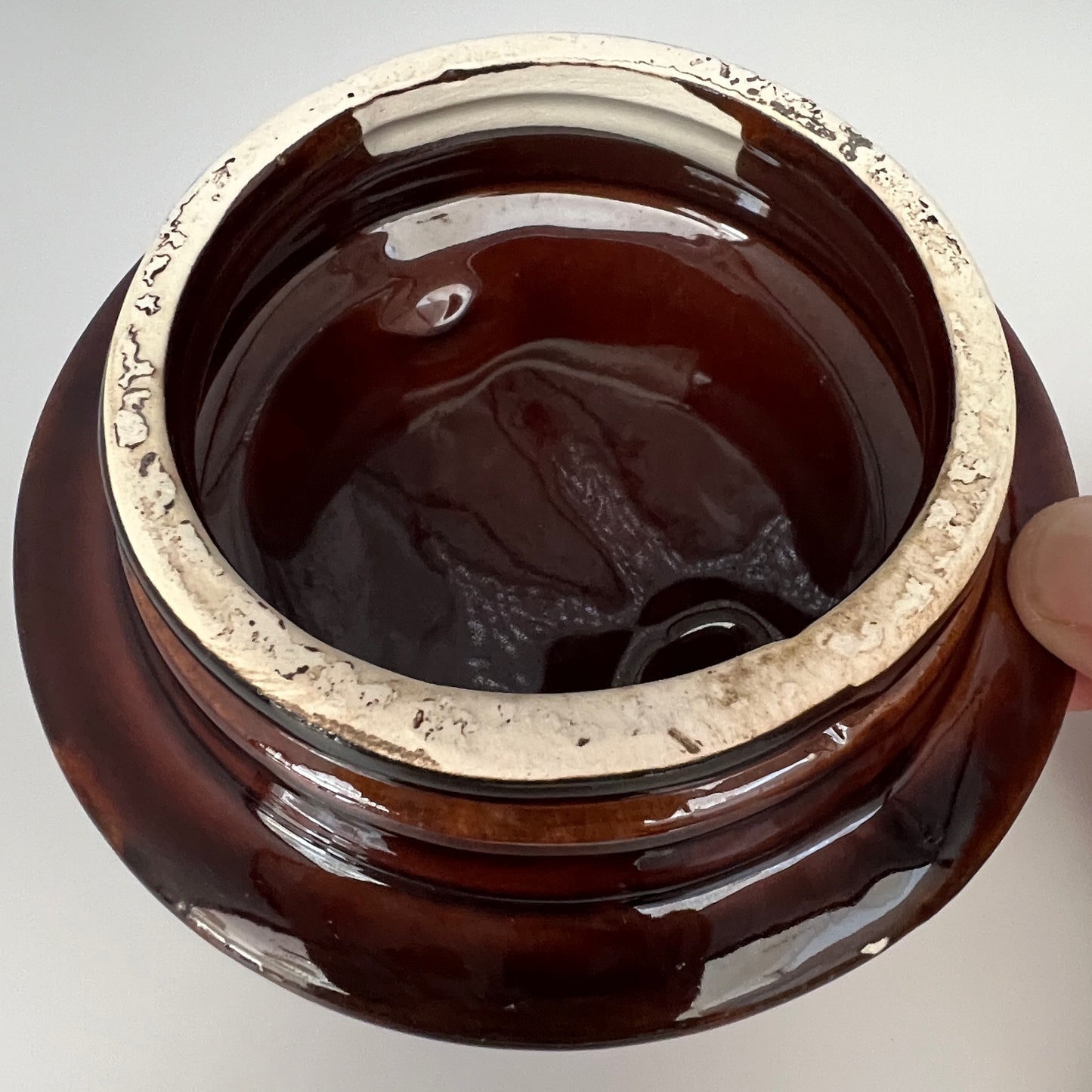 1975 McCoy #253 Fruit Festival Large Canister  10.5 inches