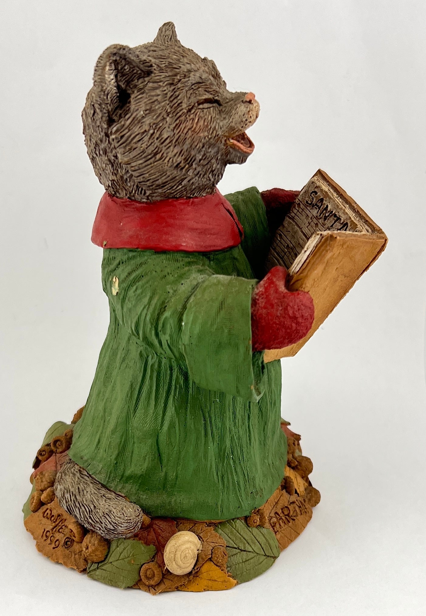 Tim Wolfe/Tom Clark 1999 Gnome Eartha Cat "Carols for Critters" #38