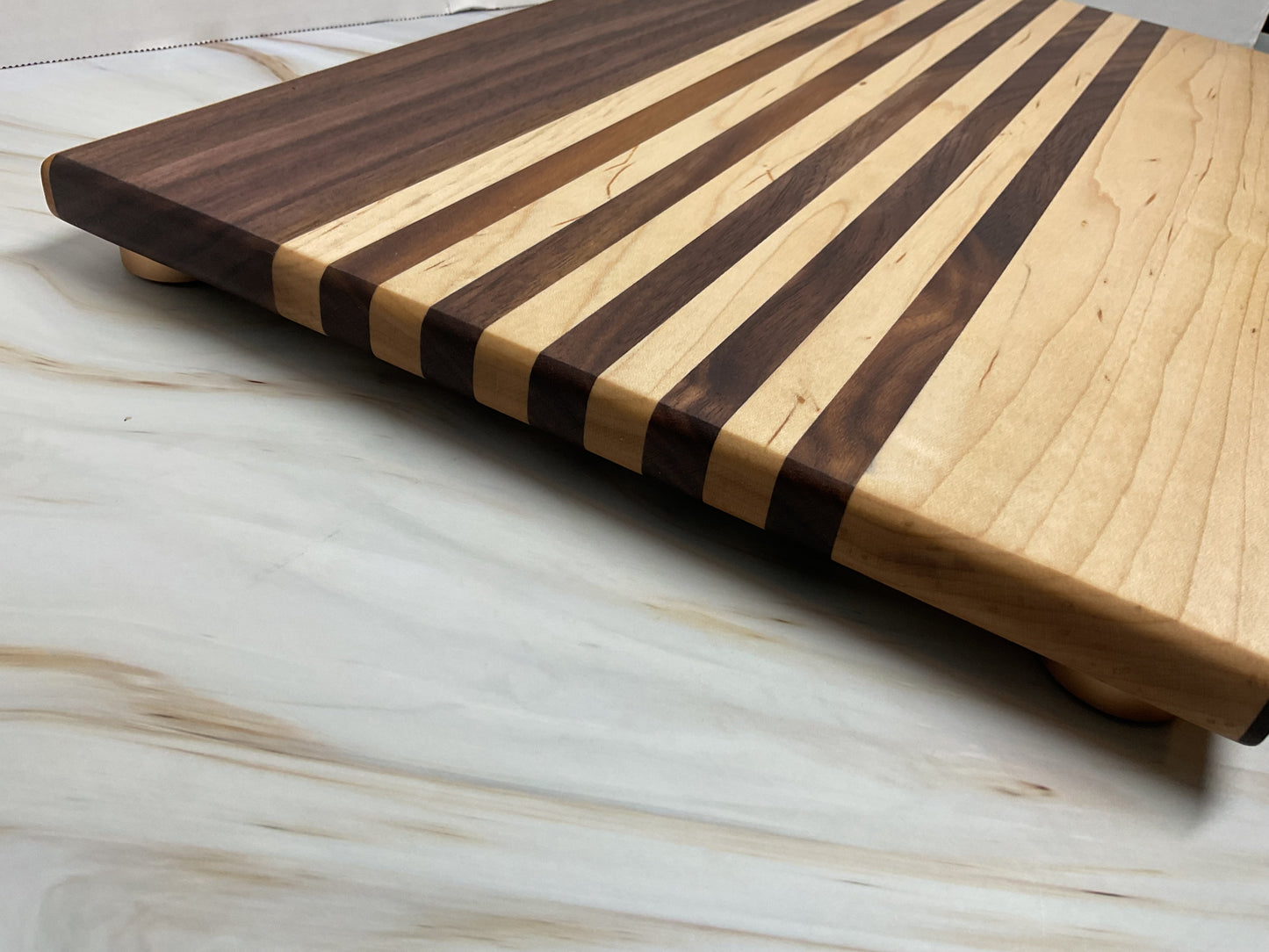 Handcrafted Cutting Board with Walnut and Maple