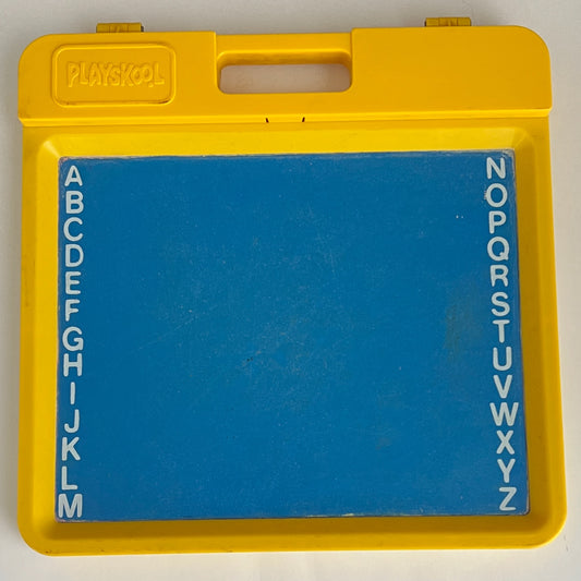 1980 Playskool Childs Portable Lap Chalkboard with Storage