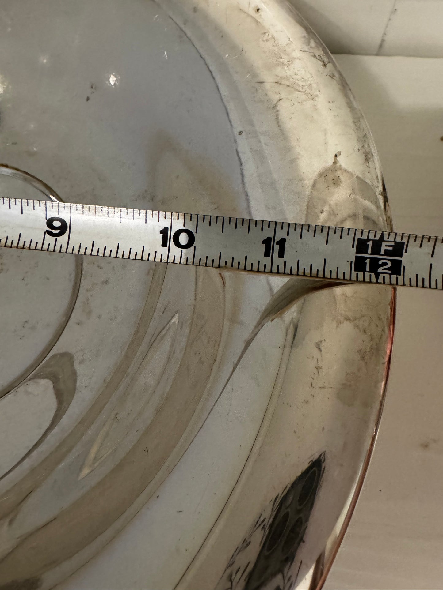 Silver Poole Silver Co. 12 inch diameter