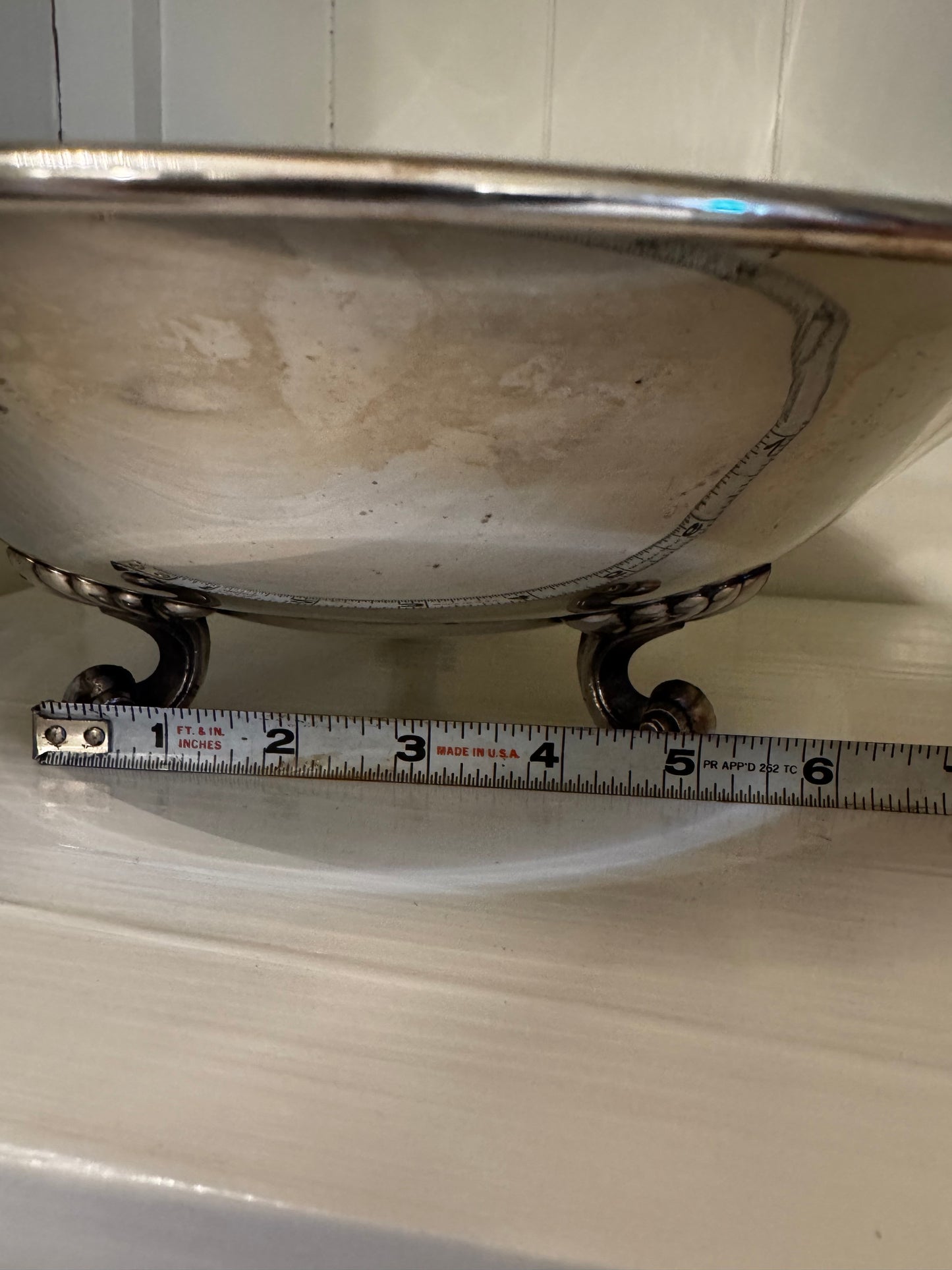 Silver Poole Silver Co. 12 inch diameter