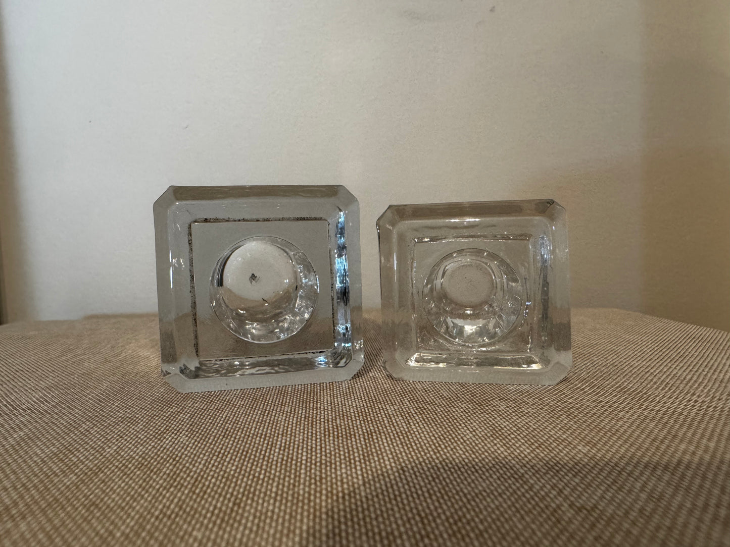 Candle holder  1.5" wide x 2" tall