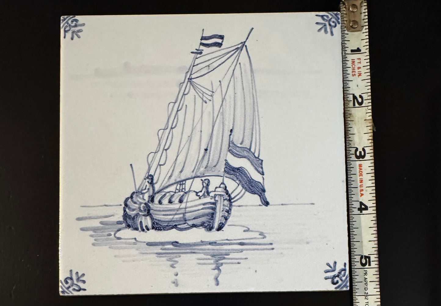 Delftware Tile  5" x 5"