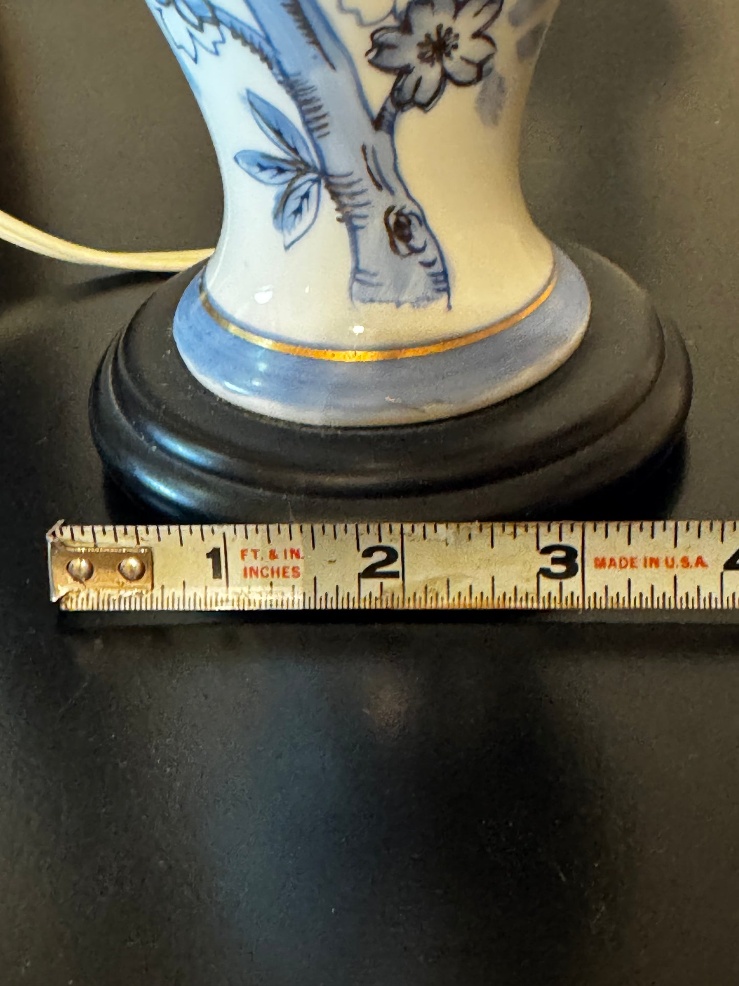 Lamp  12" tall, 3.5" wide