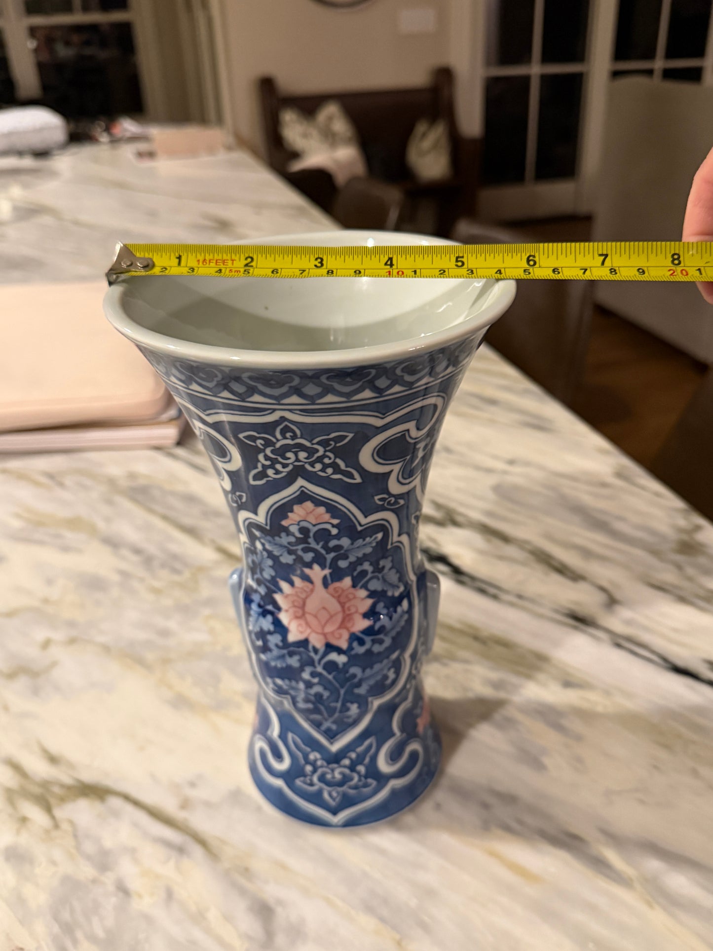 Vase  9.25" H x 5.5" W