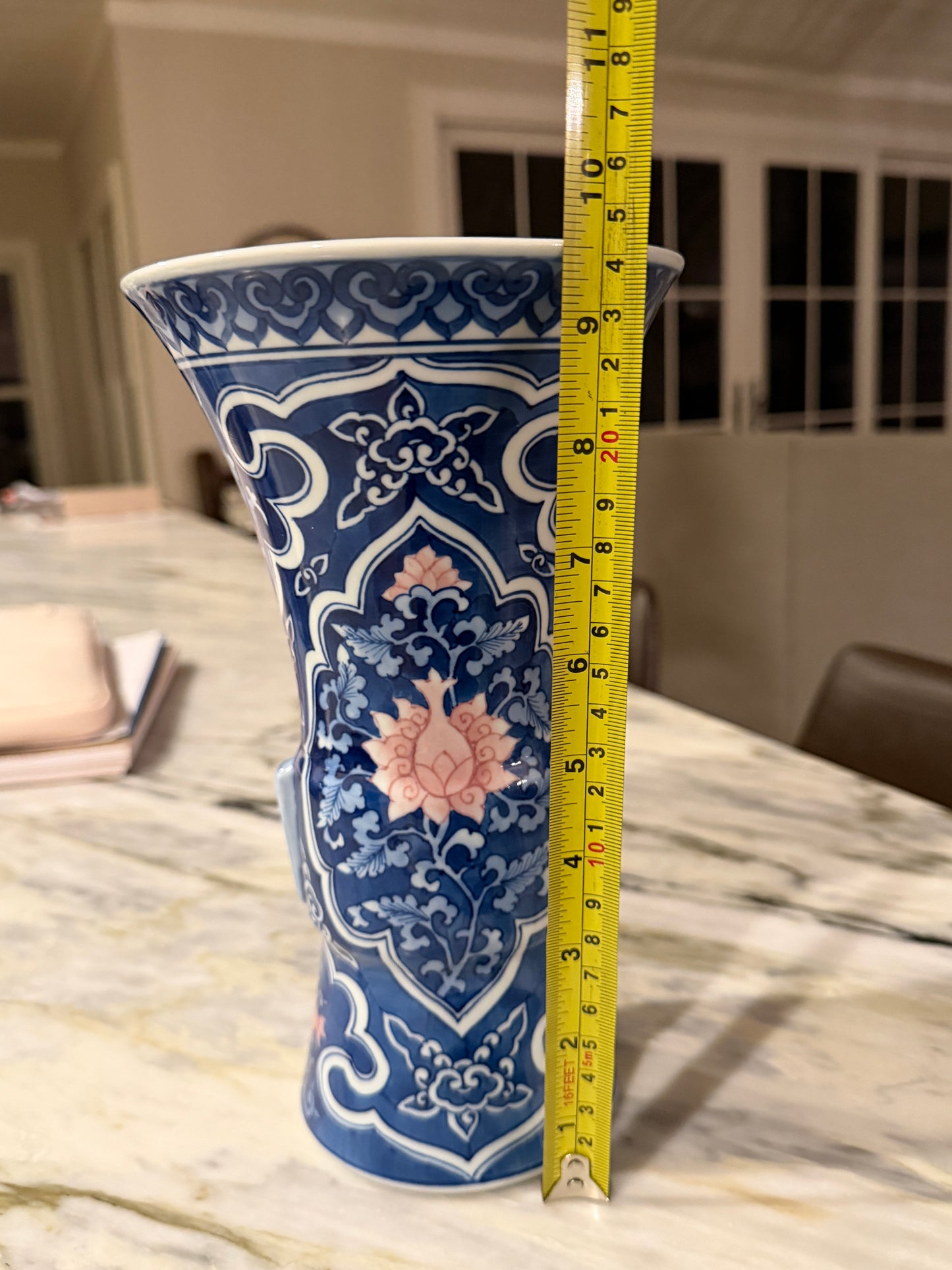 Vase  9.25" H x 5.5" W