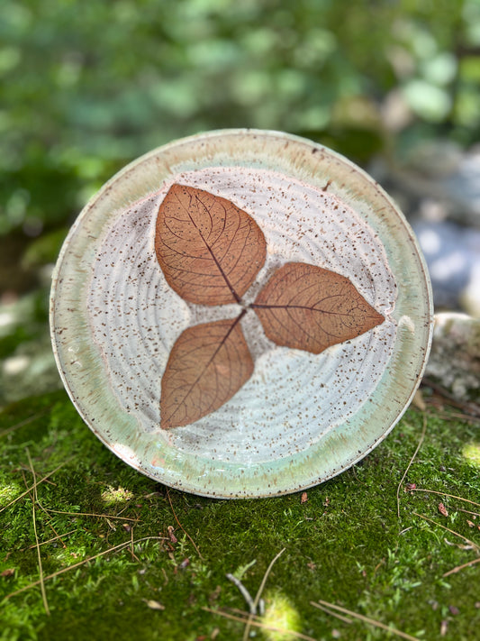Leaf serving bowl