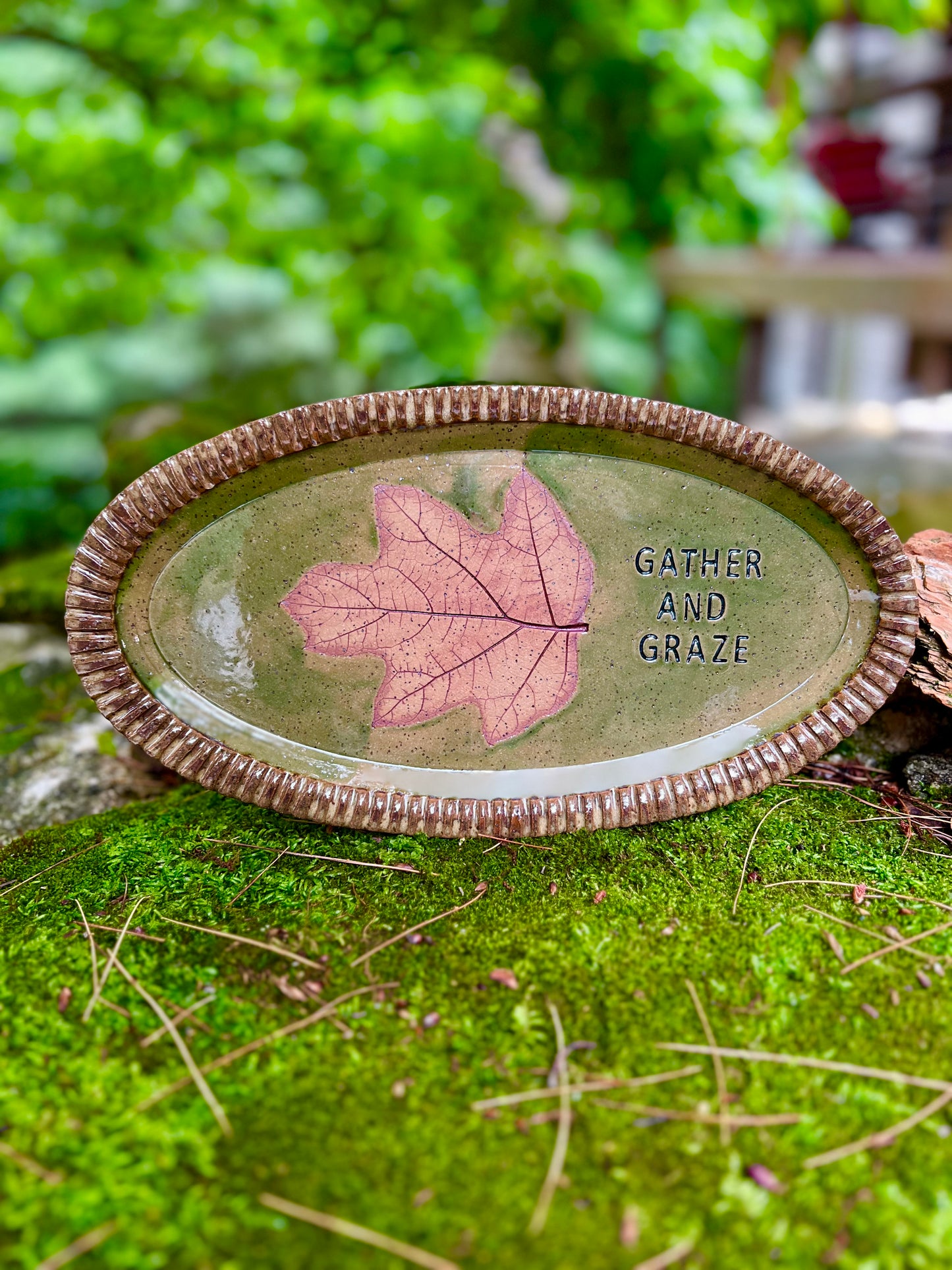 Oval Serving platter