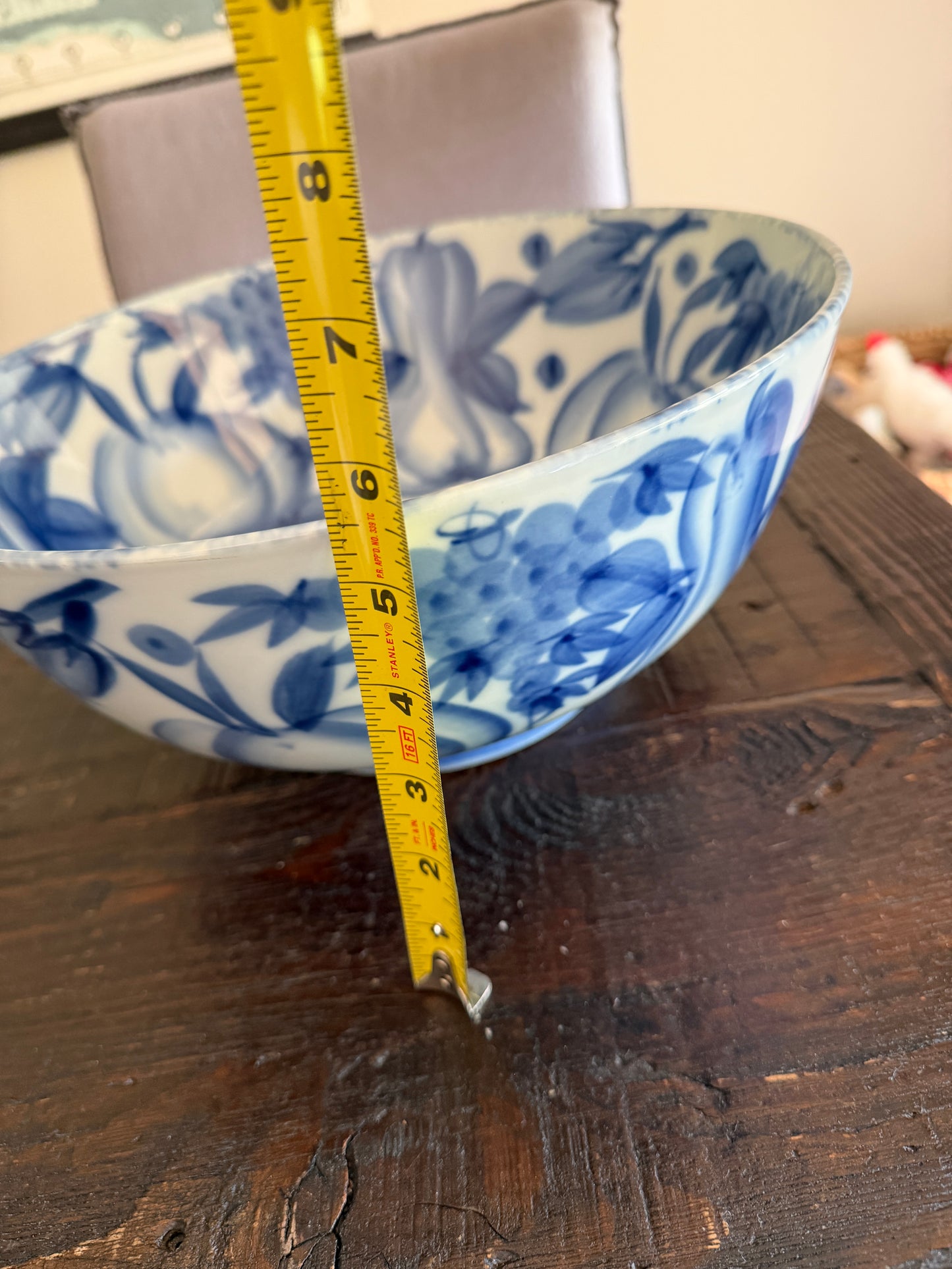 Large Bowl  12”w x 6” tall