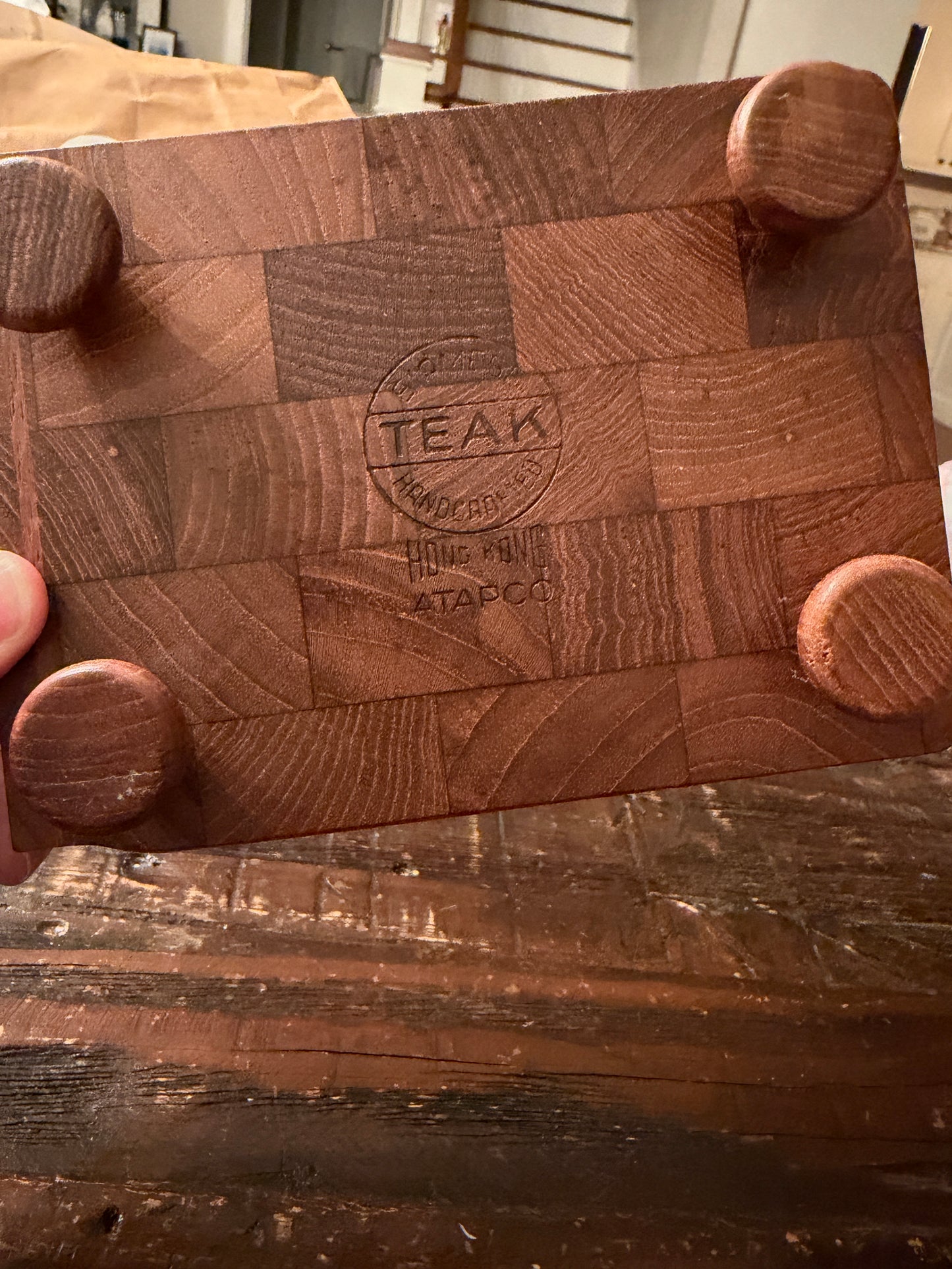 Butcher Block Atapco 6 inch x 4.25 inch x 2 inch