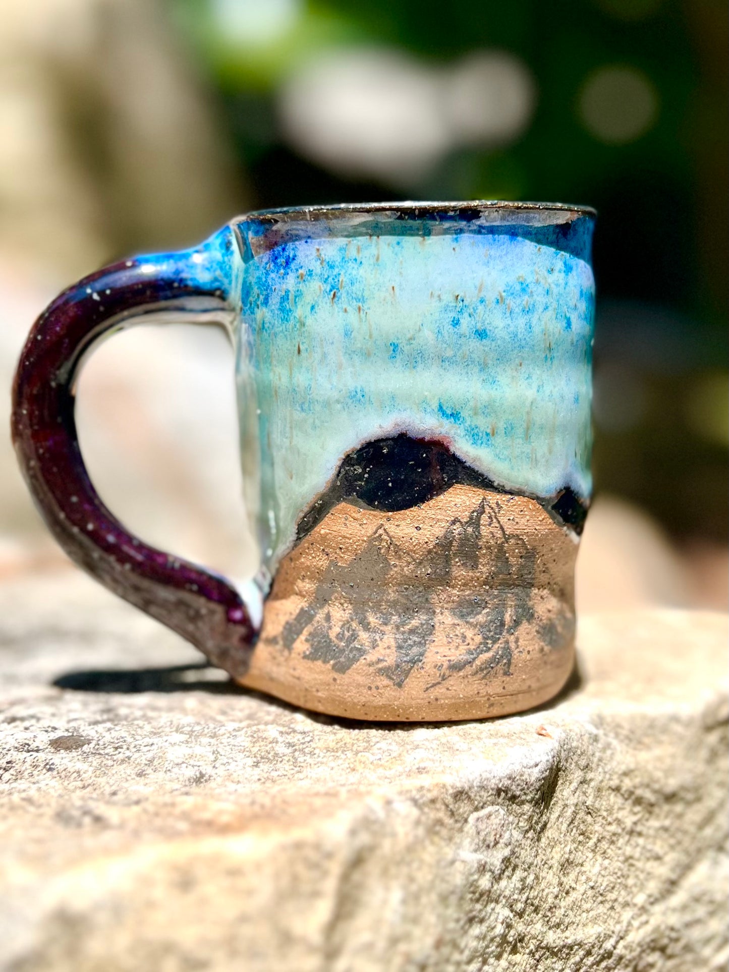 Mountain coffee mug