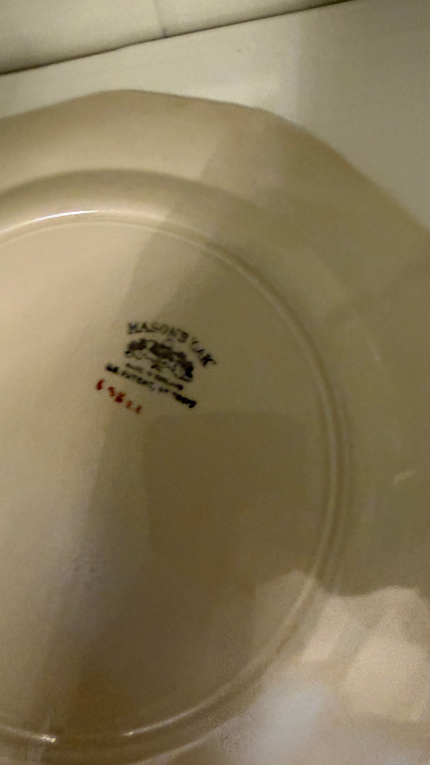 Plate Mason's Ironstone China 10" diameter