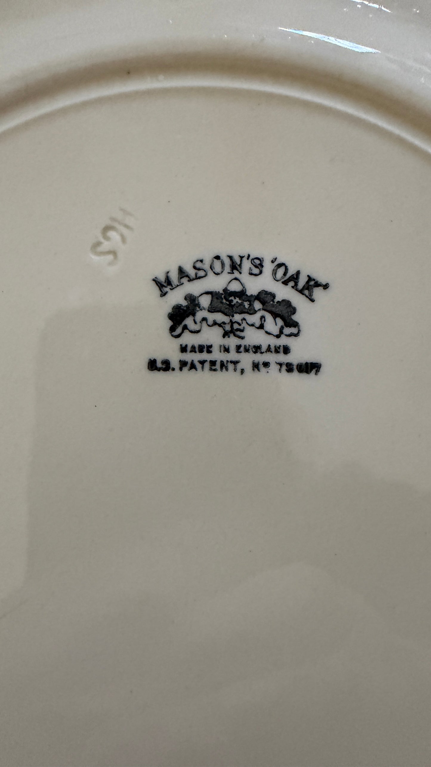 Plate Mason's Ironstone China 10" diameter