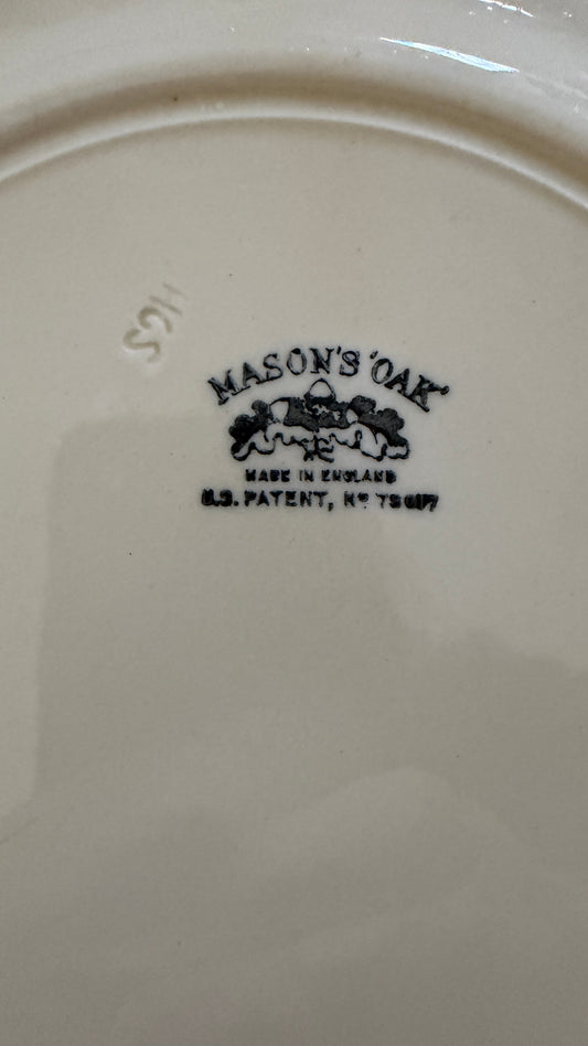 Plate Mason's Ironstone China 10" diameter