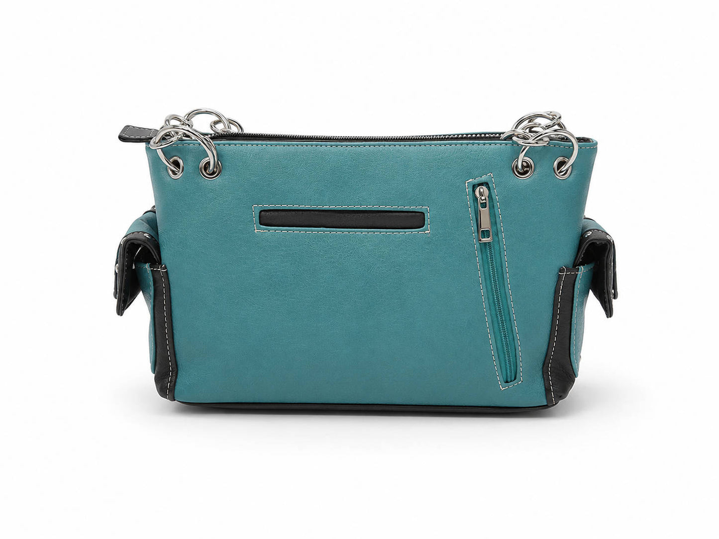 4 Feathers Concealed Carry Purse Turq