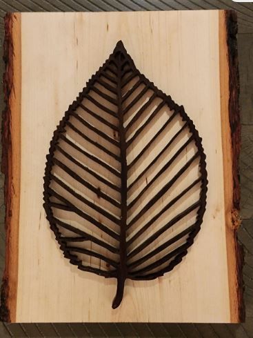 Scrollsaw Art Crafted By Turner 11.75in x 8.75in x 1in