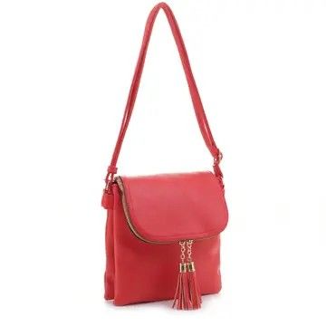 RED FLAPOVER BAG MIMI