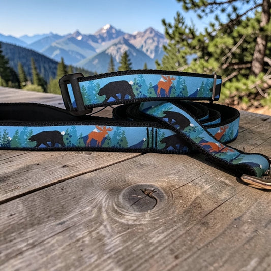 Bear & Moose Mountain Dog Collar Winni&Me Woofwear XS 3/4in 8-12
