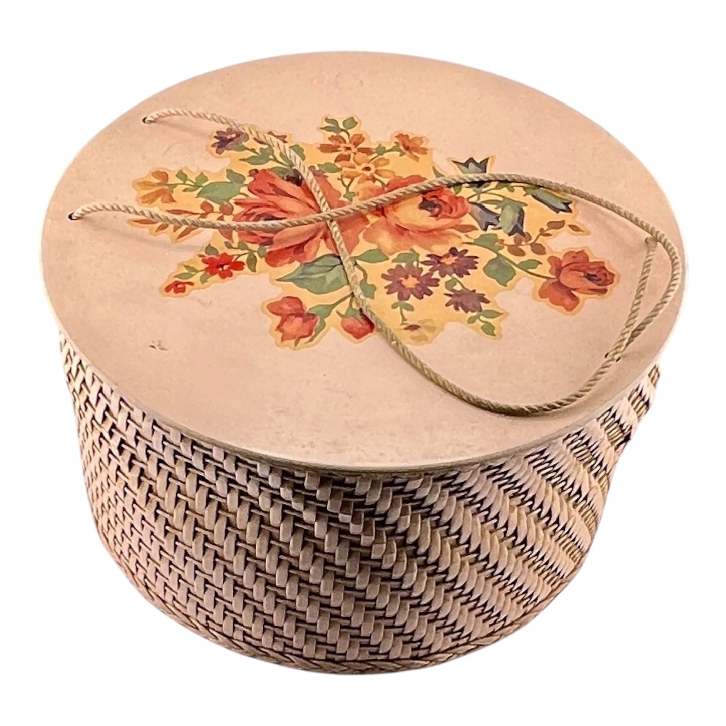 1940s Harvey Wicker Sewing Box