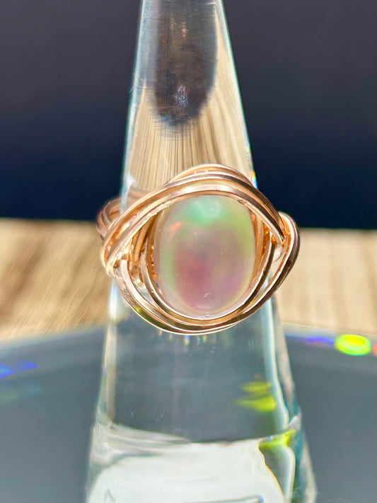 RG ROSE GOLD MOONSTONE size 5.5