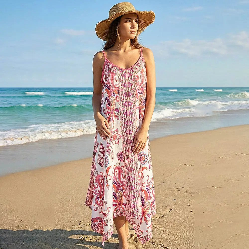 BEACH MAXI DRESS SENSIBLING ONE SIZE