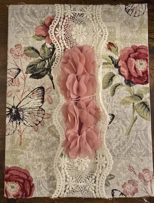 Cottage Core Pink Flowers Notebook Exposition de Charlet