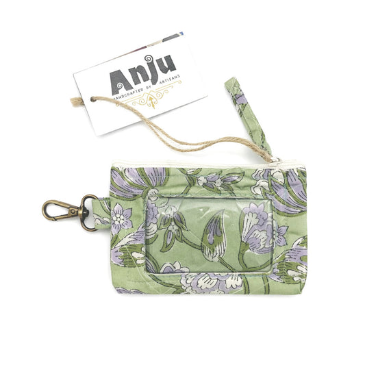 Quilted ID Wallet Anju