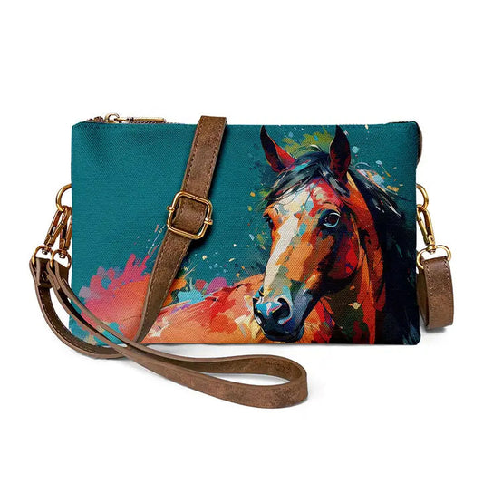 Running Horse Cross Body Bag - 1152