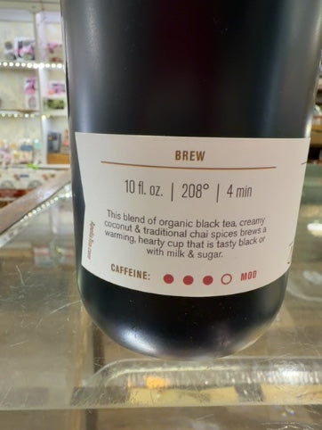 FD Coconut Chai Bags retail bulk
