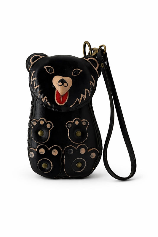 Leather Bear Wallet - 1152