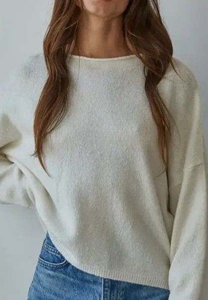 ROLLED ROUND NECK SWEATER BY TOGETHER S