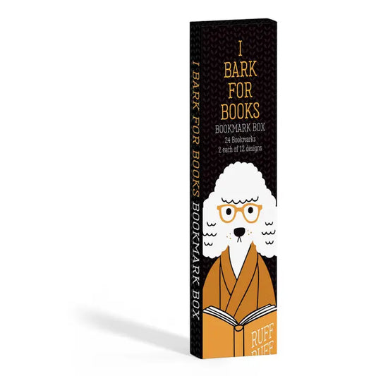 I Bark For Books Bookmark Box  Gibbs Smith