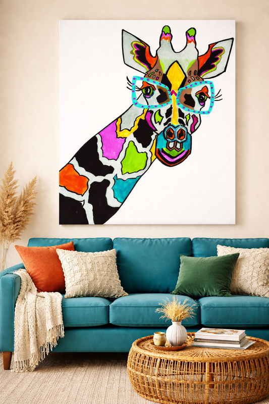 Miss Priss canvas print 30"x40" 30"x40"