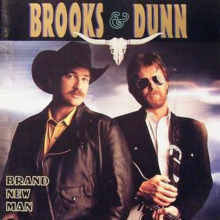 Coaster-Brooks and Dunn/Brand New Man Ceramic 4.25"x4.25"