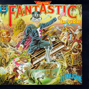 Coaster Elton John Captain Fantastic and the Brown Dirt Cowboy Album Cover