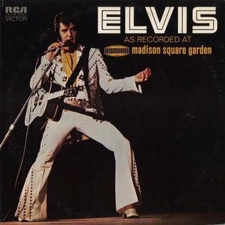 Coaster Elvis Presley Madison Square Garden Album Cover