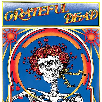 Coaster Grateful Dead Skull and Roses Album Cover