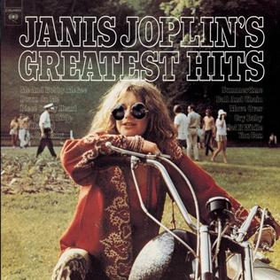 Coaster Janis Joplin Greatest Hits Album Cover