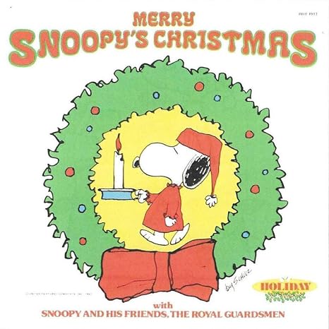 Coaster Merry Snoopy's Christmas Album Cover