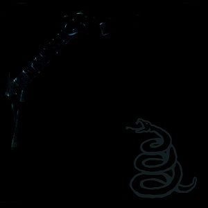 Coaster Metallica Black Album Cover