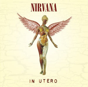 Coaster Nirvana In Utero Album Cover