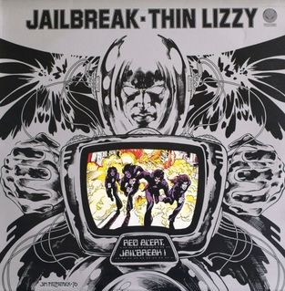 Coaster Thin Lizzy Jailbreak Album Cover