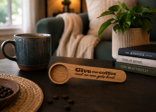 Hurt Wood Coffee Spoon & Bag Clip